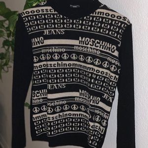 Moschino print sweater